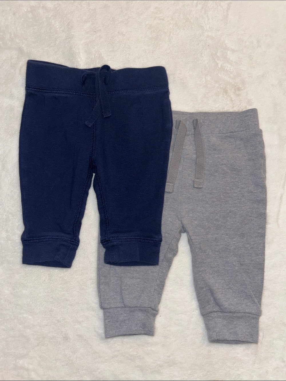Old navy 0-3 months Kids Jogger Pants Set - Navy & Gray
